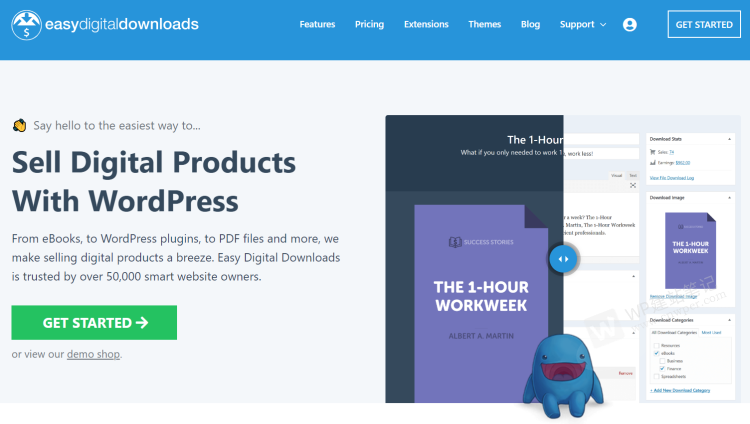 WordPress商城插件 - Easy Digital Downloads